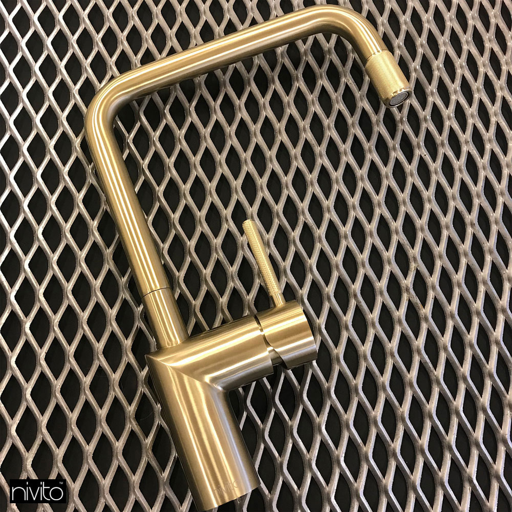 Gold brass tapware tap