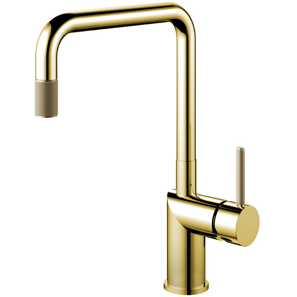 Brass/Gold Kitchen Sink Mixer Tap - Nivito RH-360-IN